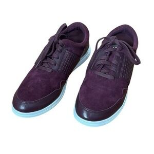 Cole Haan‎ Grand OS Burgundy Suede Leather Lace Up Sneakers Women's 7.5 B NWOB